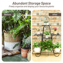 Charger l'image dans la galerie, Modern Outdoor 7-Tier Plant Stand Flower Pot Rack