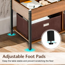 Load image into Gallery viewer, Industrial Style Lift-Top Coffee Table with Hidden Compartment - Suitable for Living Room, Study, and Office