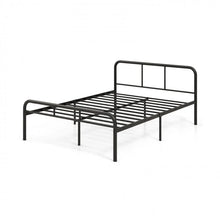 Load image into Gallery viewer, Costway Furniture:Black Metal Bed Frame with Under-Bed Storage Space