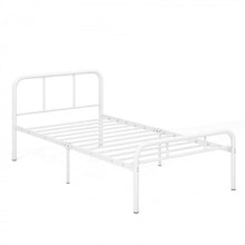 Load image into Gallery viewer, Modern Minimalist Metal Platform Bed Frame with Storage Space