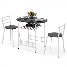 Load image into Gallery viewer, Dining Room Tables for Small Spaces - 3-Piece Set with 2 Chairs - Suitable for Kitchen and Restaurant
