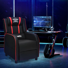 Load image into Gallery viewer, Multi-Functional PU Leather Gaming Massage Recliner Chair with Footrest