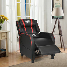 Load image into Gallery viewer, Multi-Functional PU Leather Gaming Massage Recliner Chair with Footrest