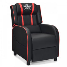 Load image into Gallery viewer, Multi-Functional PU Leather Gaming Massage Recliner Chair with Footrest