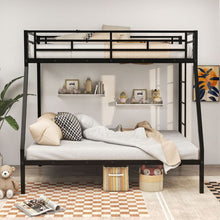 Load image into Gallery viewer, Costway Furniture: Metal Bunk Bed with Guard Rail and Ladder