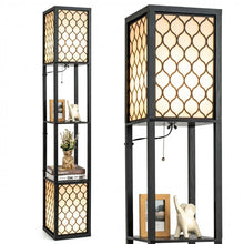 Load image into Gallery viewer, Modern Multifunctional Storage Floor Lamp with Tray Table
