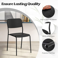 Charger l'image dans la galerie, Modern Dining Room Chairs Set of 4 with Metal Legs - Suitable for Restaurant and Kitchen