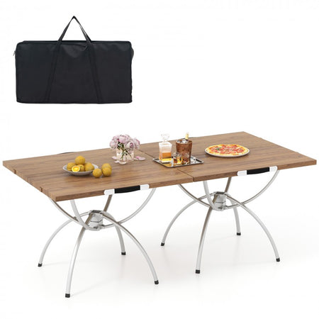 Outdoor Folding Camping Table Set of 2 - Suitable for Camping and Hiking