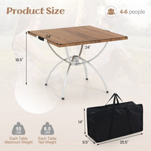 Load image into Gallery viewer, Outdoor Folding Camping Table Set of 2 - Suitable for Camping and Hiking