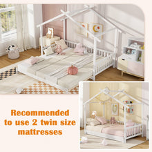 Load image into Gallery viewer, Adjustable Ceiling Mounted Double Bed Frame