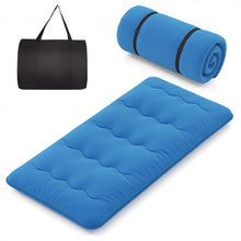 Load image into Gallery viewer, Blue Portable Foldable Futon Mattress