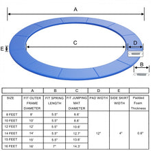 Load image into Gallery viewer, 8 ft Outdoor Patio Kids Trampoline Safety Enclosure Net