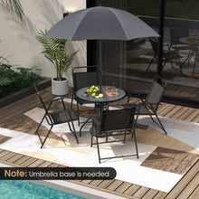Load image into Gallery viewer, Outdoor Patio Dining Set with Umbrella