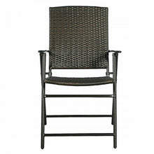 Charger l'image dans la galerie, Outdoor Garden Patio Wicker Folding Chair Furniture Set