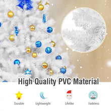 Load image into Gallery viewer, 6/7.5/9-Foot White Christmas Tree with Metal Stand - Multiple Sizes Available for Christmas Event Decorations