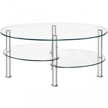 Charger l'image dans la galerie, Modern Oval Coffee Table - Side Table Suitable for Living Room and Conference Room