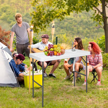 Load image into Gallery viewer, Outdoor Folding Camping Table with Faucet Sprayer - Suitable for Camping, Fishing, and Hiking