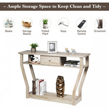 Load image into Gallery viewer, Costway Modern Entryway Console Table with Drawers - Suitable for Living Room and Porch