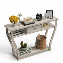 Load image into Gallery viewer, Costway Modern Entryway Console Table with Drawers - Suitable for Living Room and Porch