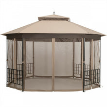 Load image into Gallery viewer, 10'x12' Octagonal Outdoor Patio Gazebo Canopy Tent