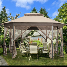 Load image into Gallery viewer, 10'x12' Octagonal Outdoor Patio Gazebo Canopy Tent