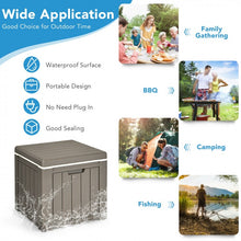 Load image into Gallery viewer, Portable 10-Gallon Cooler for Outdoor Camping and Backyard Use