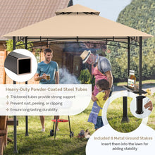 Charger l'image dans la galerie, Costway 8x5 ft Canopy Outdoor Tent Gazebo - Suitable for Backyard Weddings and Parties