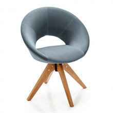 Load image into Gallery viewer, Costway Modern Swivel Chairs Living Room with Velvet Cushion - Suitable for Living Room and Cafe