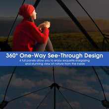 Load image into Gallery viewer, Costway Gray Pop-Up Camping Tent with Rainfly and Carry Bag - Suitable for Outdoor Camping and Travel