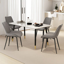 Load image into Gallery viewer, Mid-Century Modern Dining Chairs Set - 2-Piece Set with Cushioned Seats - Suitable for Kitchen and Dining Room