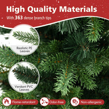 Load image into Gallery viewer, Realistic PVC Christmas Tree with LED String Lights - Battery Operated - Suitable for Home, Apartment, and Store Christmas Decorations