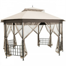 Load image into Gallery viewer, 10'x12' Octagonal Outdoor Patio Gazebo Canopy Tent