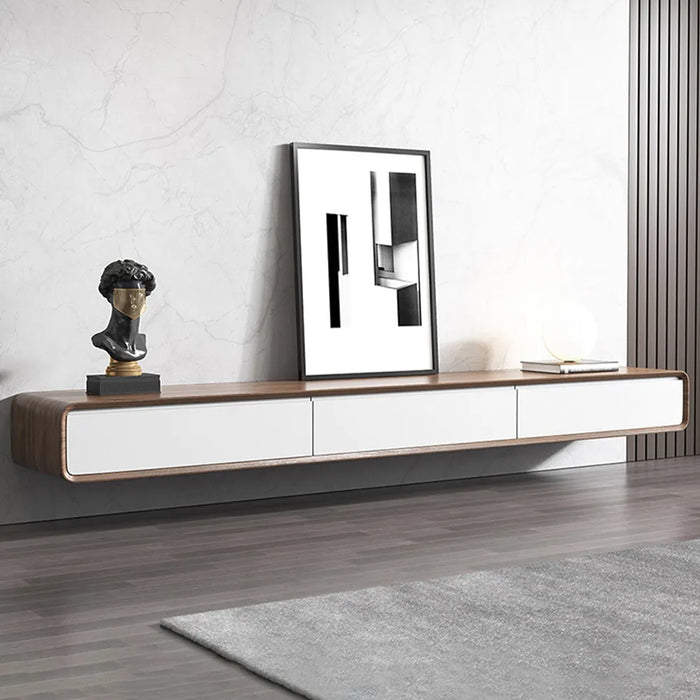 Modern Minimalist Living Room TV Stand - Wall-Mounted and Floor-Standing Options