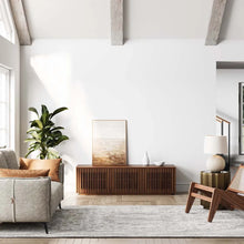 Load image into Gallery viewer, Modern Minimalist Solid Wood TV Stand - Floor Cabinet Entertainment Center Suitable for Living Room