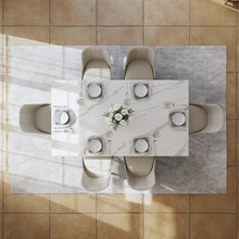 Load image into Gallery viewer, Modern Minimalist Extendable Dining Table - Seats Up to 10 People, Suitable for Restaurant