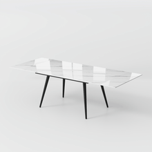 Load image into Gallery viewer, Modern Minimalist Extendable Dining Table - Seats Up to 10 People, Suitable for Restaurant