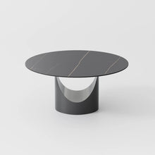 Load image into Gallery viewer, Modern Minimalist Round Dining Table with U-Shaped Base - Seats Up to 6 People, Suitable for Restaurant and Hotel