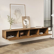 Load image into Gallery viewer, Modern Minimalist Floating TV Stand with 4 Storage Cabinets - Suitable for Living Room