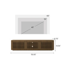 Load image into Gallery viewer, Modern Minimalist Solid Wood TV Stand - Floor Cabinet Entertainment Center Suitable for Living Room