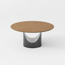 Load image into Gallery viewer, Modern Minimalist Round Dining Table with U-Shaped Base - Seats Up to 6 People, Suitable for Restaurant and Hotel