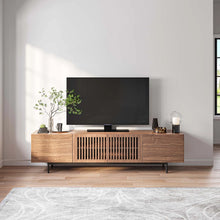 Load image into Gallery viewer, Modern Minimalist TV Stand Floor Cabinet with 4 Doors and Double Shelves - Suitable for Living Room