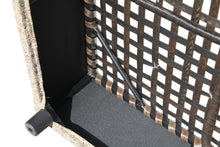 Load image into Gallery viewer, Outdoor Modular Sofa, with Aluminum Structure, Support Cushion and Back Cushion Cover-Removable, Fade-resistant, Waterproof Sofa Cover Included,Light Brown(The rate : Based on a single piece )