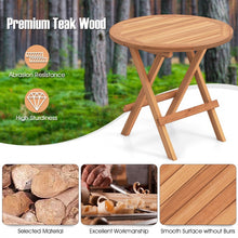 Load image into Gallery viewer, Costway Modern Wood Round Dining Table Coffee Table - Suitable for Restaurant and Patio