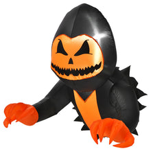 Load image into Gallery viewer, Halloween Inflatable Hanging Pumpkin Head Ghost - Suitable for Haunted Houses, Parties, and Halloween Decorations