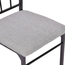 Load image into Gallery viewer, Marble Texture Dining Table Set, 5-Piece with Solid Steel Frame, for Dining Room