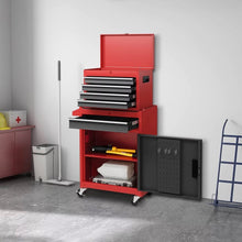Load image into Gallery viewer, 5-Drawer Rolling Tool Chest High Capacity Tool Storage Cabinet w/ Lockable Wheel