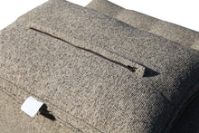 Load image into Gallery viewer, Outdoor Modular Sofa, with Aluminum Structure, Support Cushion and Back Cushion Cover-Removable, Fade-resistant, Waterproof Sofa Cover Included,Light Brown(The rate : Based on a single piece )