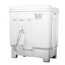 Charger l'image dans la galerie, 20 lb Capacity White Compact Dual-Tub Washing Machine for Home Use