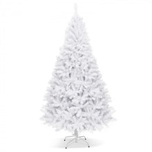 Load image into Gallery viewer, 6/7.5/9-Foot White Christmas Tree with Metal Stand - Multiple Sizes Available for Christmas Event Decorations
