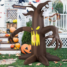 Load image into Gallery viewer, Halloween Inflatable Scary Tree with 5 LED Lights - Suitable for Halloween Decorations, Parties, and Holiday